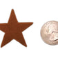 Playfully Ever After 1.5 and 3 inch Combo Size Felt Star Stickers 46pc (Brown)