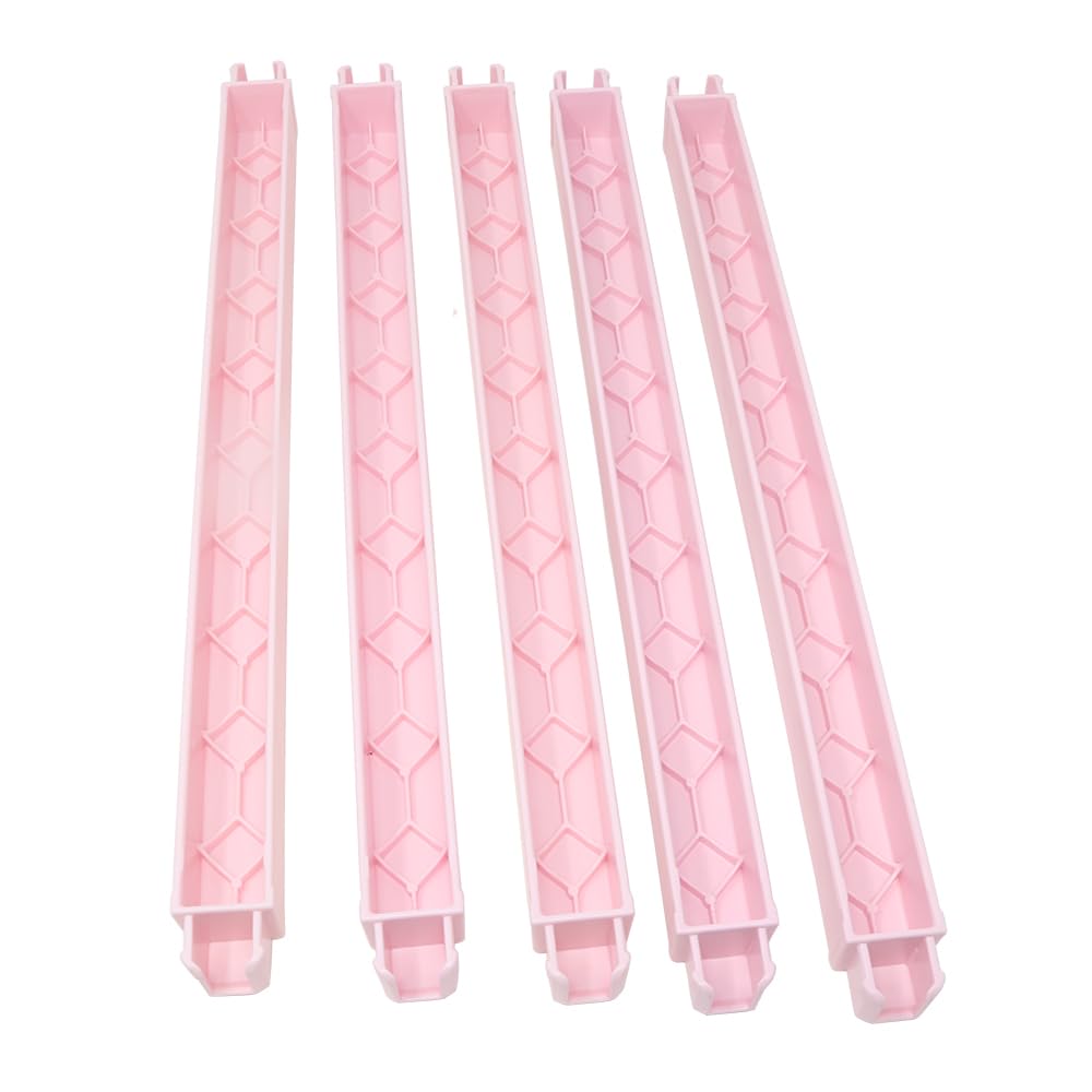 Replacement Parts for Barbie Doll Dreamhouse Doll House Playset HMX10 - Replacement Set of 5 Five Pink Columns