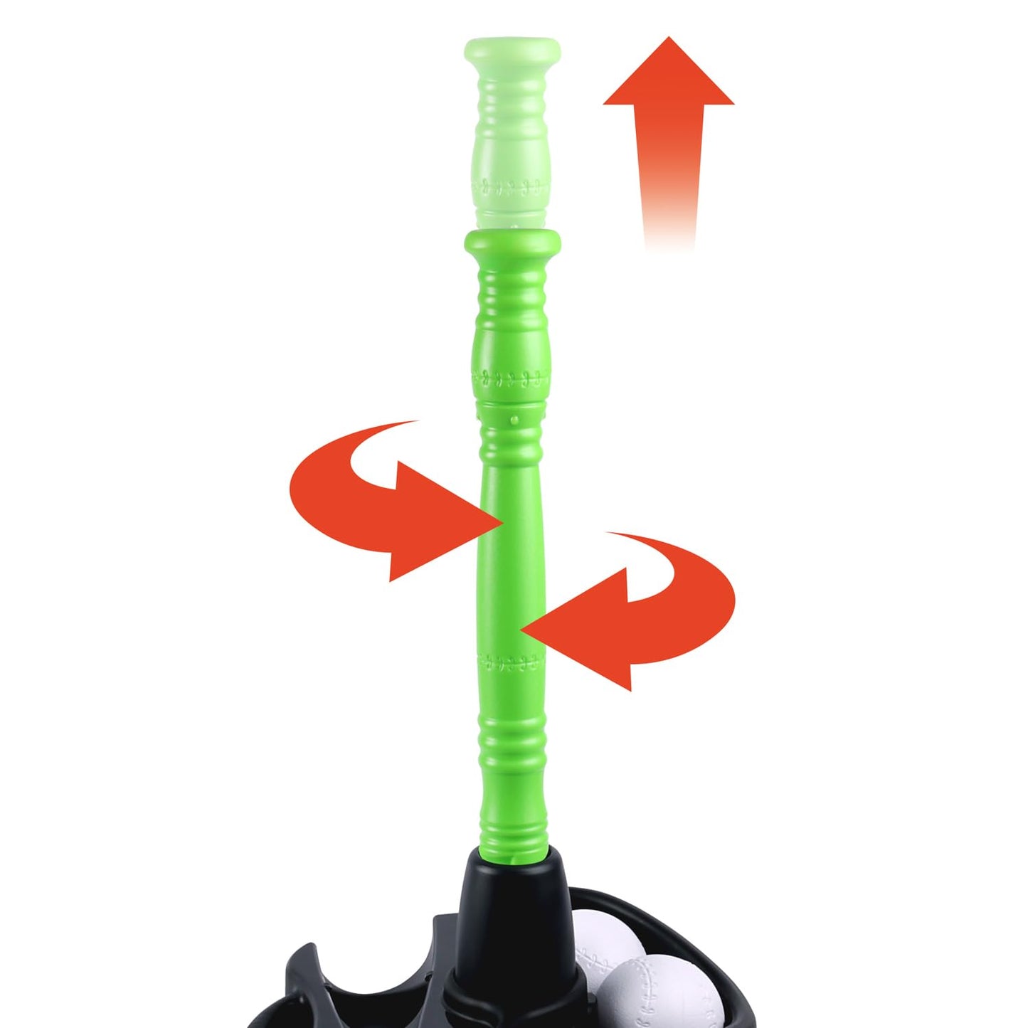 Fisher-Price®Little Pro T-Ball Set, 2 Adjustable Heights, Every Growing Athlete's Lifestyle, Ages 1.5+