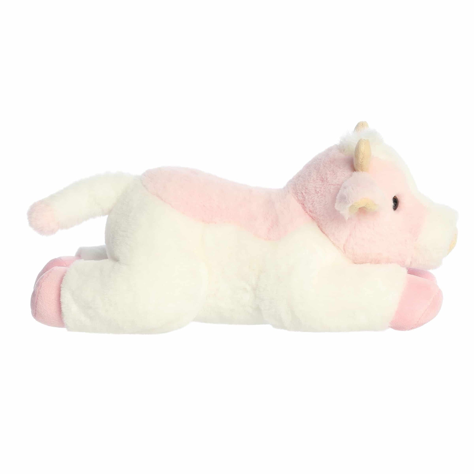 Aurora® Adorable Flopsie™ Sadie Strawberry Cow™ Stuffed Animal - Used to Create Imaginative Play Adventures - Perfect for Birthdays, Kids and Adults