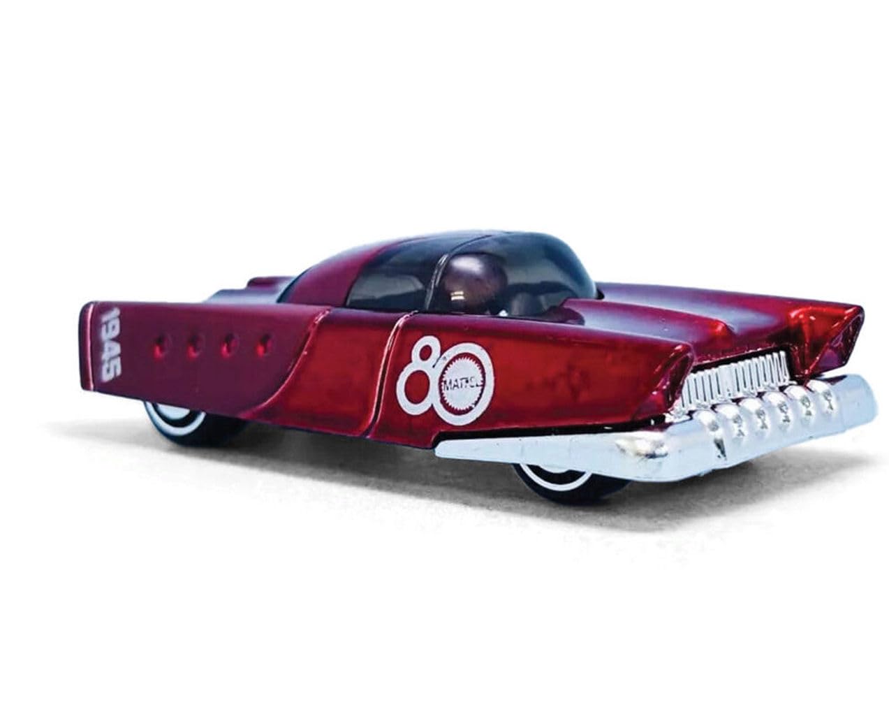 Hot Wheels Mattel Dream Mobile 80th Anniversary Collector’s Edition 6?Pack, Retro?Futuristic 1:64 Die?Cast Cars, Ages 3+