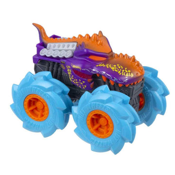 Hot Wheels Monster Trucks Twisted Tredz Vehicles, Creature-Themed 1:43 Scale Toy Truck with Pull-Back Motor & Giant Wheels, Gift for Kids Ages 3 Years