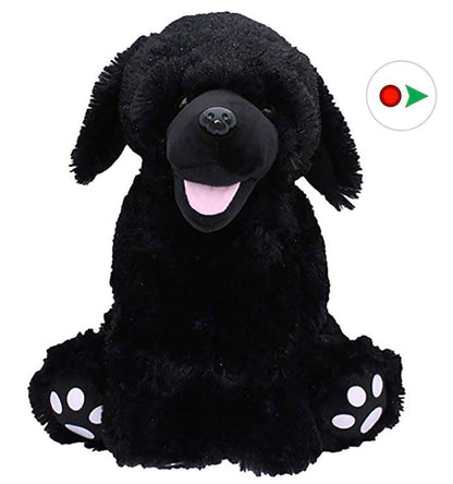 Stuffems Toy Shop Record Your Own Plush 16 inch Black Lab - Ready to Love in A Few Easy Steps