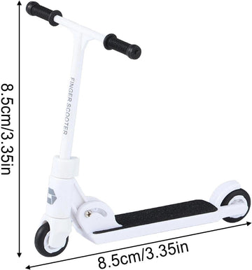 Finger Scooter - 2-Wheeled Scooter - Foldable Finger Scooter BMX with Brake, Non-Slip Precision Control Board for Skate Enthusiasts and Office Desk