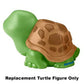 Replacement Part for Fisher-Price Little People Safari Animal Friends Playset - GFL22 ~ Replacement Green and Brown Turtle Figure