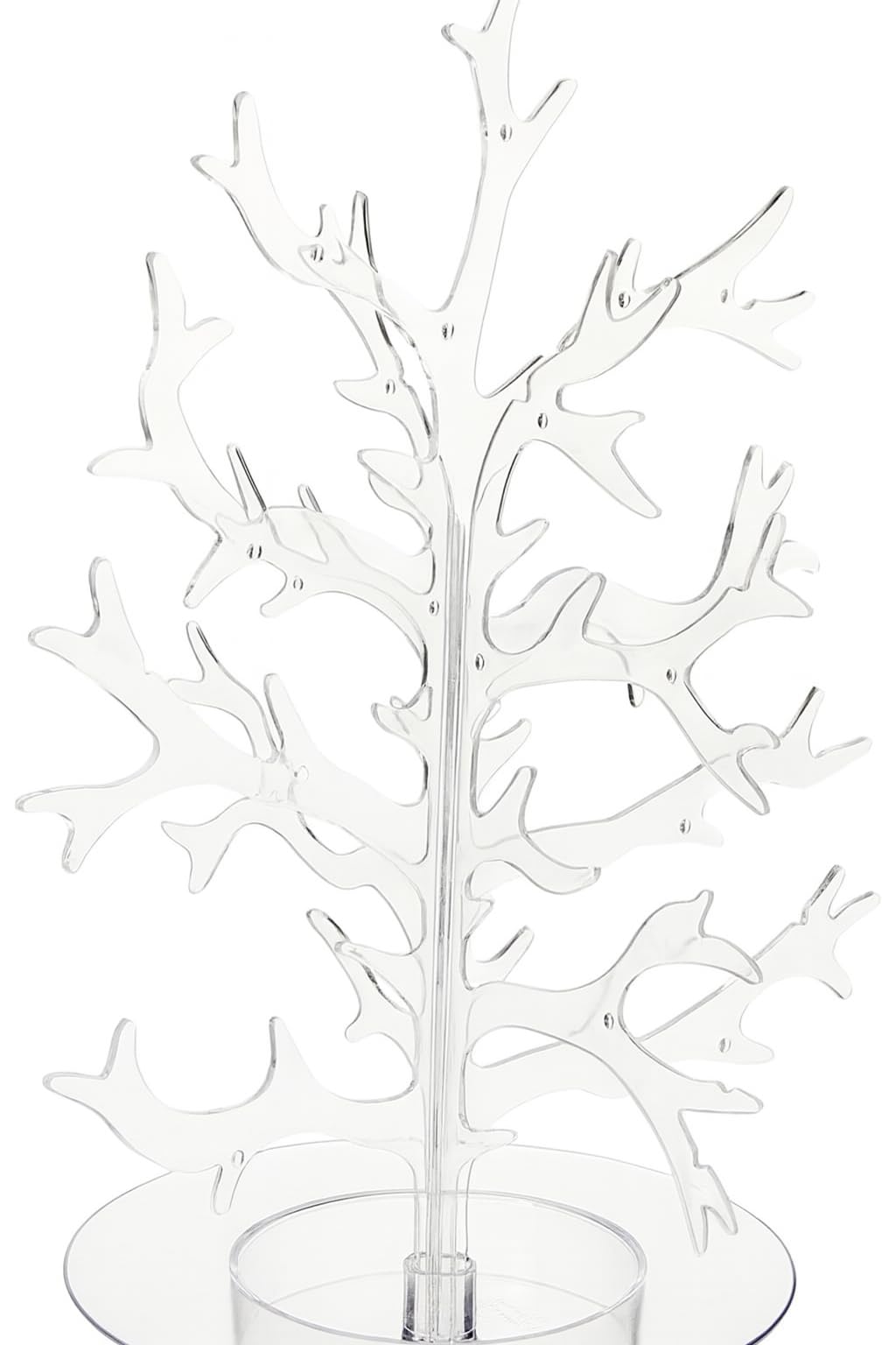 Stunning Clear Plastic Money Tree Centerpiece - 12" (1 Count) - Perfect for Celebrations, Fundraisers & Gifts