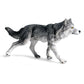 Figurines Playset, Wolf Figures Toys, 10pcs, Safari Animals Figures for Diorama, Crafts, Child Educational, Cake Décor (Wolf Set A)