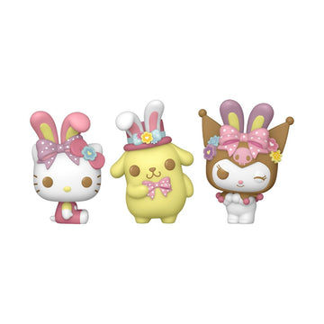 Funko Pop! Pocket Egg: Hello Kitty, Kuromi, and Pompompurin - Collectable Vinyl Figure - Gift Idea - Official Merchandise - Toys for Kids & Adults