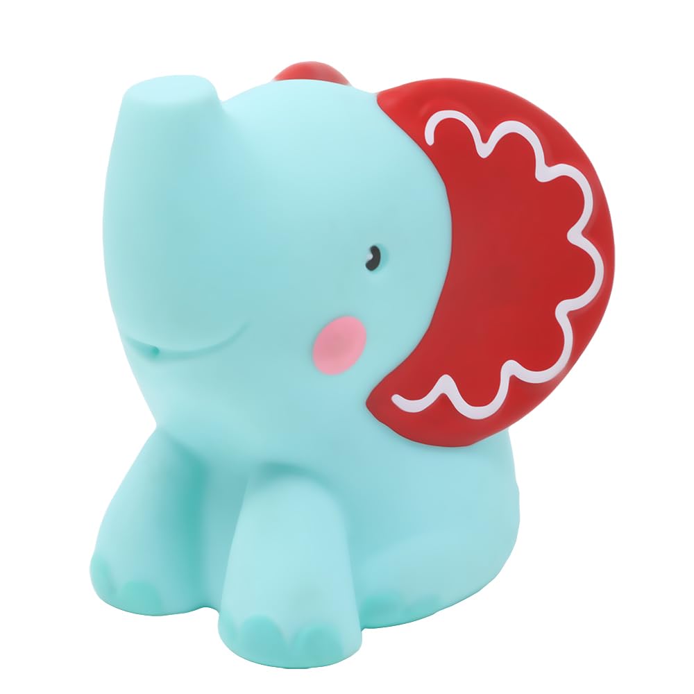 Fisher-Price Replacement Part Little People Collectible Bath Boats Playset CDC04 - Replacement Blue and Red Elephant Figure that is Also a Floating