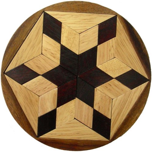 Pento Star Wooden Puzzle Brain Teaser