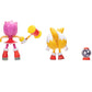 JAKKS Pacific Sonic the Hedgehog Sonic 4" Action Figure 2 Pack - Modern Tails & Modern Amy