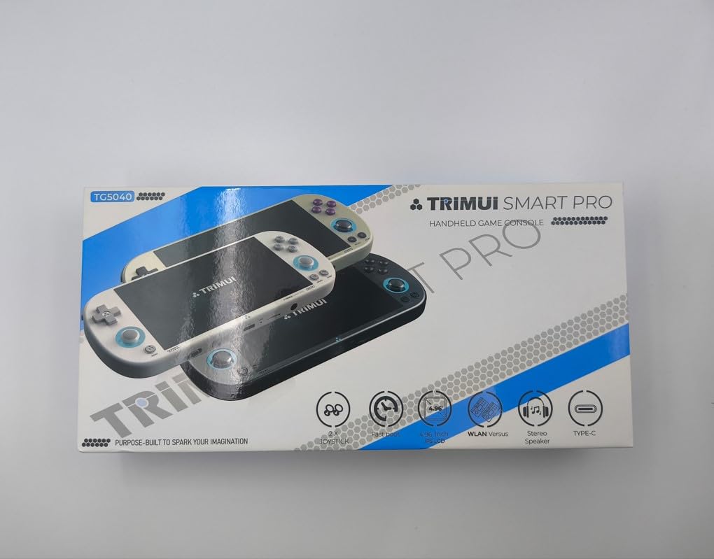 TRIMUI Smart Pro Handheld Game Console, Black 128GB