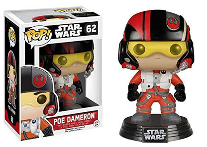 Funko Star Wars Pop Poe Dameron Vinyl Figure, Multi-Colour (6222), Multicoloured