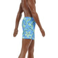 Barbie Ken Beach Doll, Black Hair, Blue Tropical Swim Trunks