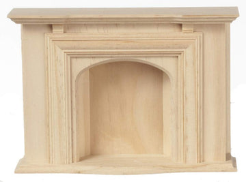 Houseworks, Ltd. Dollhouse Miniature Jamestown Fireplace, Unfinished #HW2403