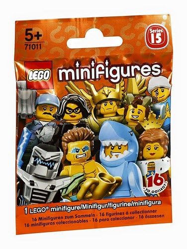 LEGO Shark Suit Guy #13 of 16, Minifigures Series 15 Set 71011SEALED Retail Packaging