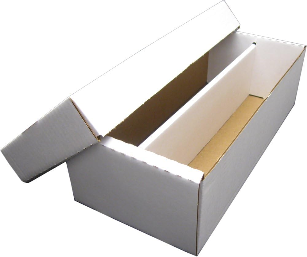 BCW Shoe Storage Card Box - 3 ct | Cardboard Box for Trading & Collectible Cards | Holds 1600 Standard Cards or 300 3x4 Toploaders | Gaming Card