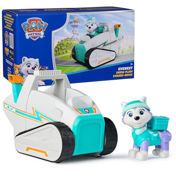 Paw Patrol, Everest’s Snow Plow, Toy Vehicle with Collectible Action Figure, Sustainably Minded Kids Toys for Boys & Girls Ages 3 and Up