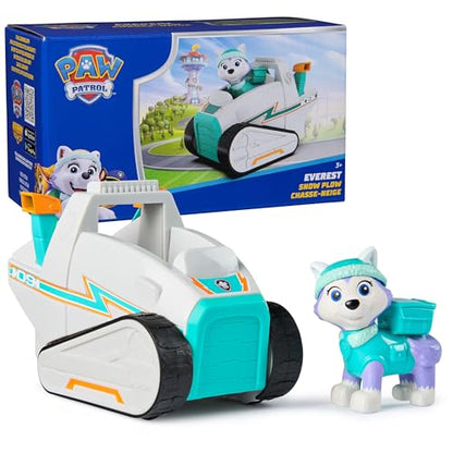 Paw Patrol, Everest’s Snow Plow, Toy Vehicle with Collectible Action Figure, Sustainably Minded Kids Toys for Boys & Girls Ages 3 and Up