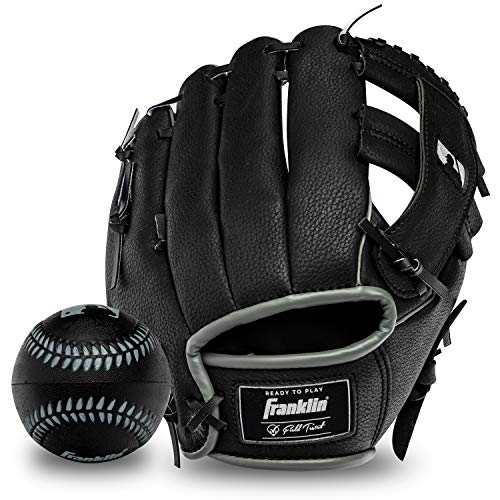 Franklin Sports MLB Teeball Glove - 9.5" Right Hand Throw - Black