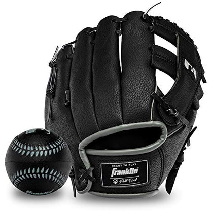 Franklin Sports MLB Teeball Glove - 9.5" Right Hand Throw - Black