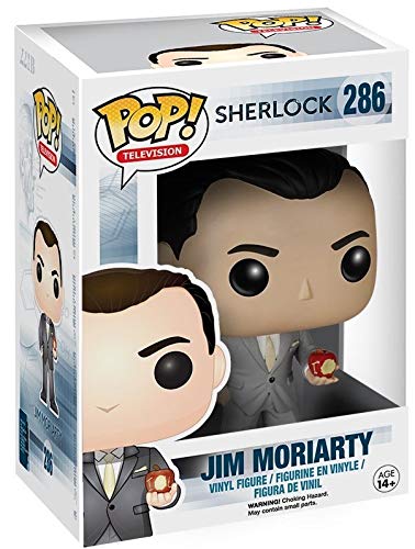 Funko Pop! TV: Sherlock - Jim Moriarty Vinyl Figure (Bundled with Pop Box Protector Case)