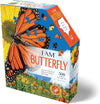 Madd CAPP: I Am Butterfly - 300 Piece Puzzle - Insect-Shaped Jigsaw, 25" X 24" Finished Size, Poster Reference, Educational Fun Facts Booklet