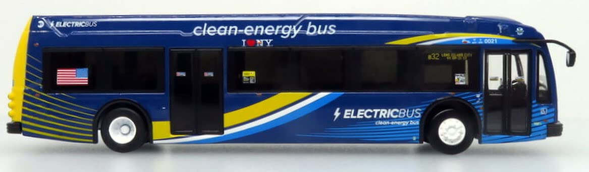 Iconic Replicas Proterra Catalyst ZX5 Diecast Bus MTA New York City Transit 1:87-HO Scale New in The Box