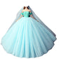 3Pcs Handmade Clothes Vintage Dress for 29cm Doll Wedding Noble Party Dresses Gown Outfit Costume Suit for 11.5 inch Dolls