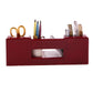 Jili Online Vintage 1/12 Dollhouse Miniature Office Supplies Kit Accessories Book Shelf Study Stationery Organizer Red