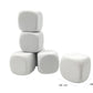 Qidiwin White EVA Foam Dices for Kids Graffiti, Building Blocks,Creative Painting,24PCS