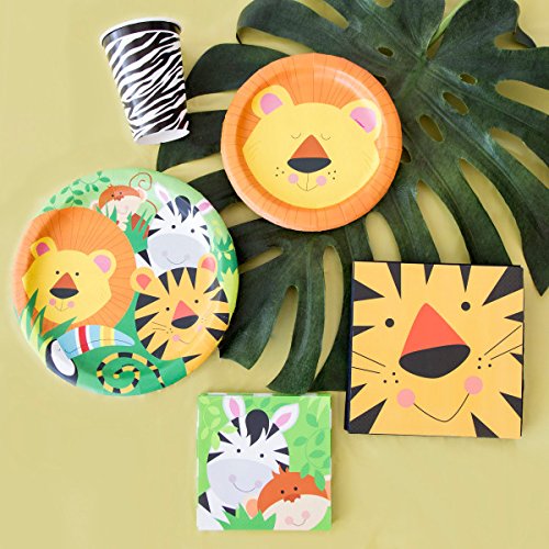 Unique Industries Animal Safari Party Napkins, 16ct, Multicolor, Model:52082