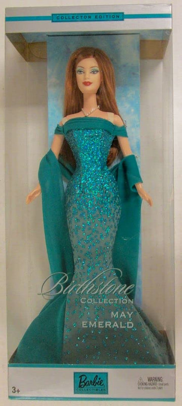 Barbie Doll May Emerald Birthstone Collection by Mattel