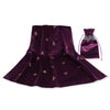 YYKSYDPT Tarot Tablecloth Embroidered Horoscope Square Divination with Bag