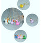 100pcs Mini Resin Duck,15 mm Dollhouse Décor Glow in The Dark for Aquarium Decor Micro Fairy Garden Landscape Hide,Seek Party Toys,Easter Basket