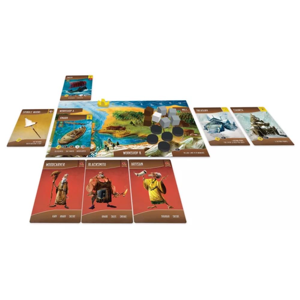 Renegade Game Studios Shipwrights of the North Sea, Viking Strategy Board Game, 2-5 Players