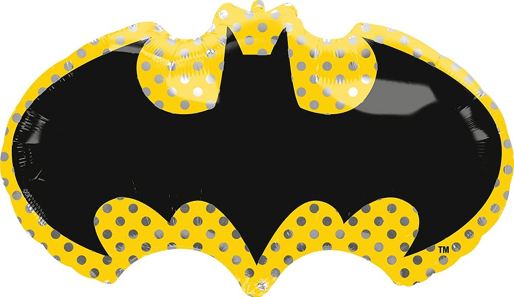 Anagram Batman 5th Birthday Party Supplies 7pc Balloon Bouquet Decorations