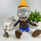12" 1 PCS PVZ Plant and Zombies Plush Brown Coat Toys Stuffed Soft Doll Roadblock Conehead Zombie New