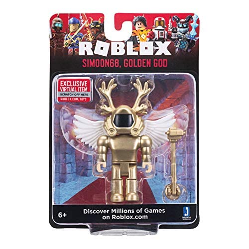 Roblox Simoon68: Golden God 3.5 Inch Figure with Exclusive Virtual Item Code