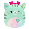 Squishmallows Corinna the Cat Valentine Plush Toy, 8 Inch