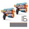 XSHOT Skins Flux Blaster with 16 Darts - Beast Out Skin (2 Pack) by ZURU, Easy Reload, Air Pocket Dart Technology, Toy Foam Blaster for Kids, Teens