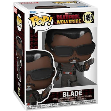 Collection Realm Funko Deadpool & Wolverine Blade Vinyl Figure #1495 - Collectible Bundle with Compatible Pop Protector Case