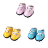 3 Pairs of Doll Shoes Suitable for 17cm Dolls, 3 Colors Suitable for Different Clothing Styles, 17cm Doll Accessories (Colors D)