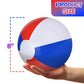 ArtCreativity 12 Pack 8" Patriotic Beach Balls for Kids, Inflatable Summer Toys for Boys and Girls, Red White and Blue Balls, July 4th Pool Party