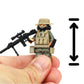 Battle Brick 1.6 Inches Tall Marine Force Recon Sniper Custom Minifigure | Collectible Genuine Military Minifig | Printed Camo | Gear Made in the USA