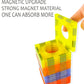 UNIQUE KIDS Magnetic Tiles Building Blocks with Light-Up Marble Run & LED Ball - STEM STEAM Toys for Kids Ages 3-10+ Boys Girls Birthday Gift (110