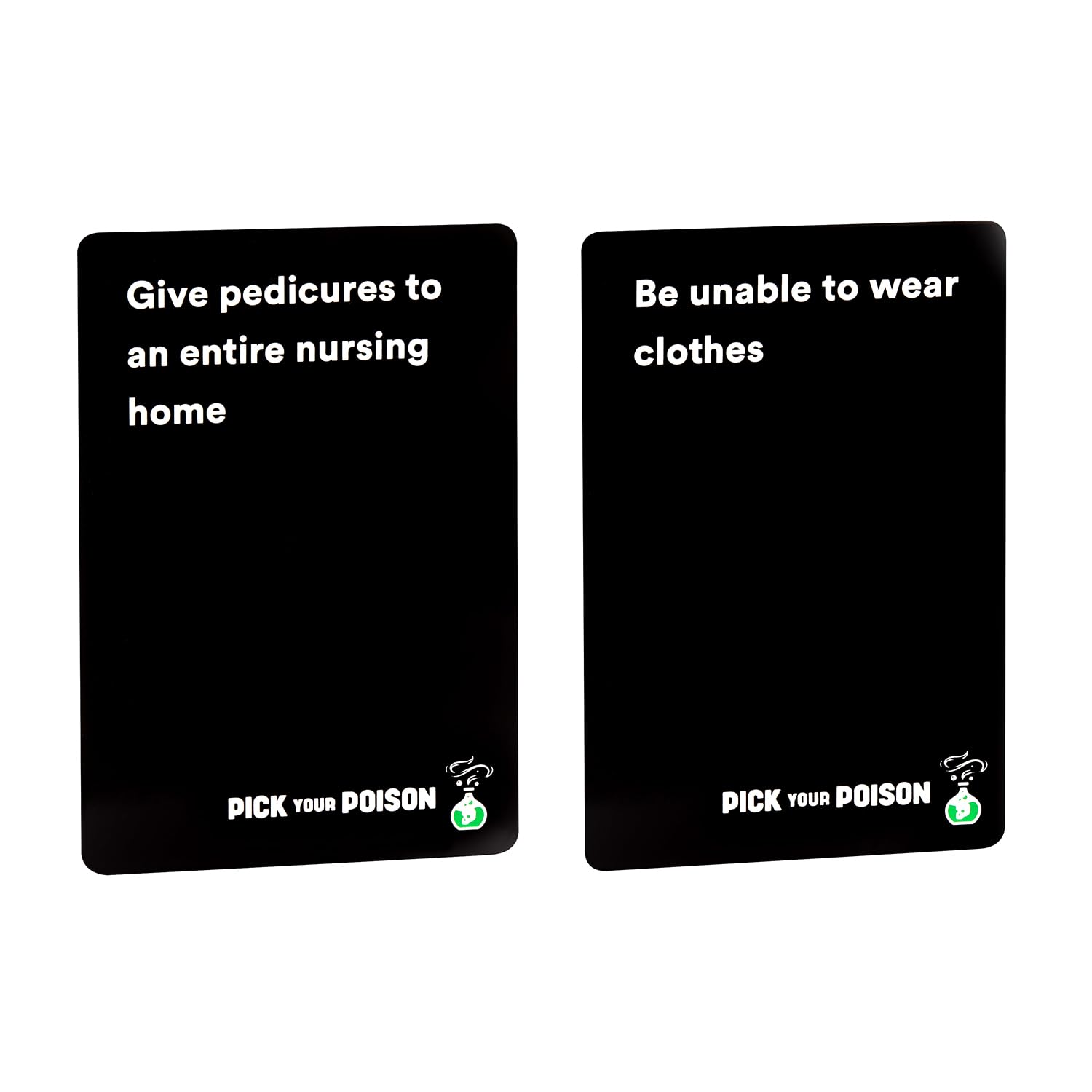 Pick Your Poison Party Game - After Dark Expansion - 100 New Adult Cards for The “What Would You Rather Do Adults & Families, Halloween Party Game +
