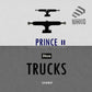 NOAHWOOD Fingerboards Parts Professional Prince II Trucks (34mm) + Update Self-Locking Nuts (Black)