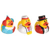 Colorful Carnival Rubber Ducks - 2.5"x2" (Pack of 6) - Vibrant Collectible & Floatable Ducks - Perfect for Kids & Themed Parties