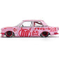 MINI GT 510 Pro Street #00 "Buta V1 Pink Metallic with Red Graphics (Designed by Jun Imai) Kaido House Special 1/64 Diecast Model Car KHMG161